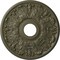 Ekena Millwork Apollo Ceiling Medallion (Canopies up to 5 5/8"), 16 1/2"OD x 3 5/8"ID x 1 1/8"P, Painted Turtle CM16APPTF - alternate 1